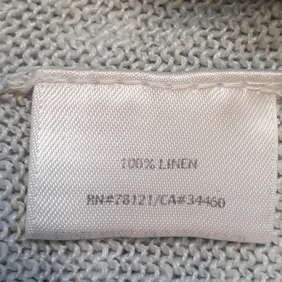 Eileen Fisher Linen top. Light Green Color. Size M - Picture 4 of 8